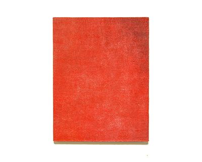 through (2008), oil pushed through mesh, by Nobuhiko Murayama