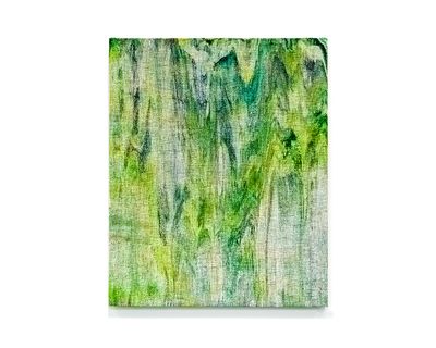 scene (2009), oil pushed through mesh, by Nobuhiko Murayama